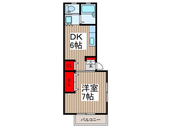 エスポワールの物件間取画像